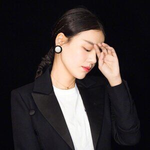 WhiteA Sparkly Geometric Dangle Drop Trendy Statement Jewelry Earrings for Women